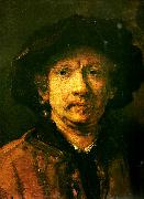 Rembrandt van rijn sjalvportratt oil painting picture wholesale